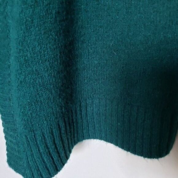 Roaman's green open front long cardigan vest size M - Picture 9 of 12